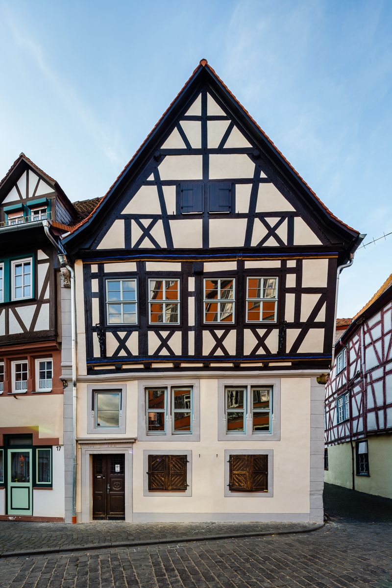 Frontansicht des Fachwerkhauses Neustadt 15